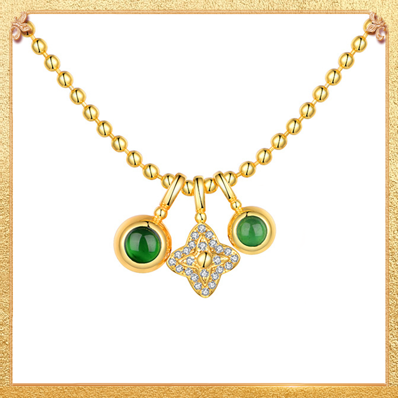 Lucky Emerald Necklace