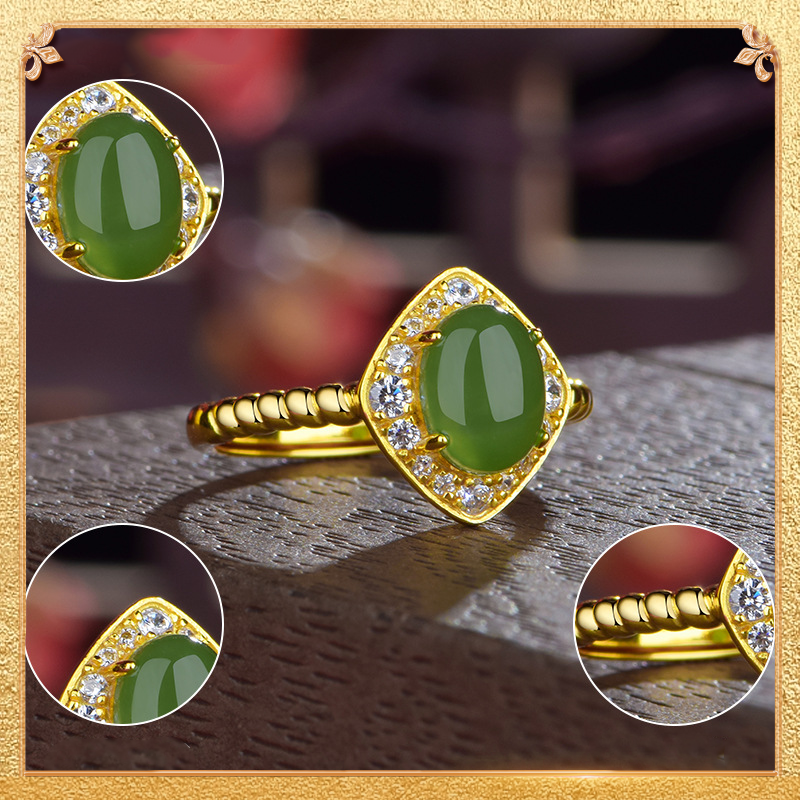 Classical Rhombus Ring - Symbolizes a life filled with brightness