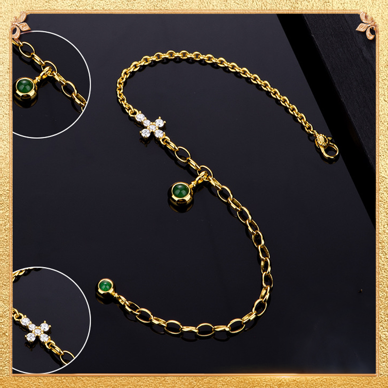 Emerald & Zircon Grace Bracelet