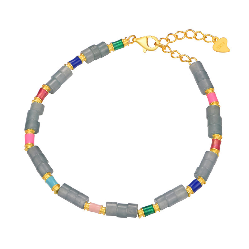 Southern Red Agate Water Drop Brushed Pendant