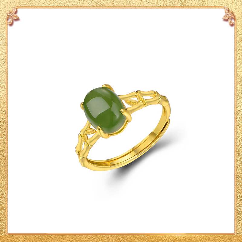 Bamboo Joints Ring - Nature's wisdom and grace