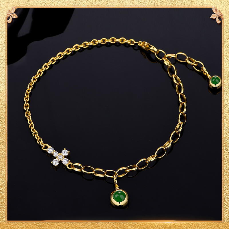 Emerald & Zircon Grace Bracelet