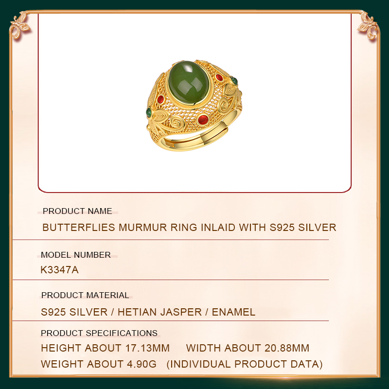 Butterflies murmur Ring's product parameters