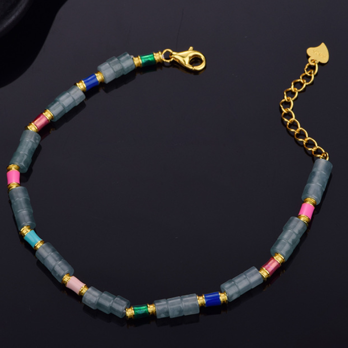 Southern Red Agate Water Drop Brushed Pendant