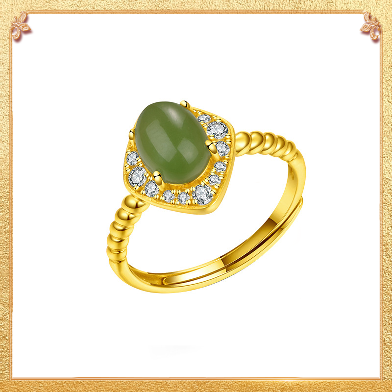 Classical Rhombus Ring - Symbolizes a life filled with brightness