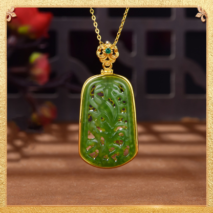 Hetian Jasper Sachet Pendant