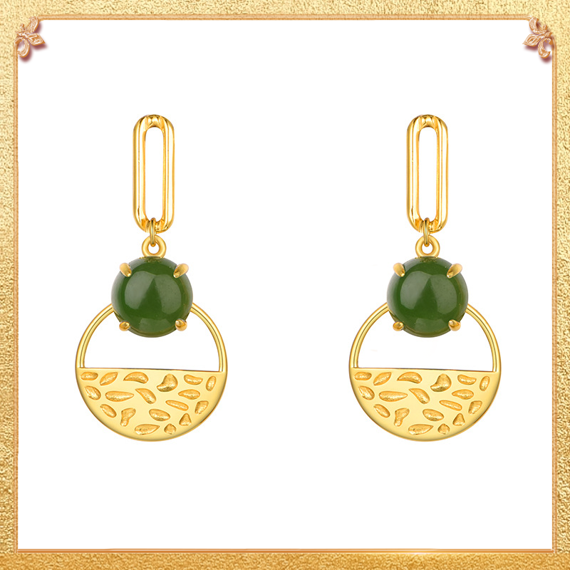 close-up shot display of the beloved earrings