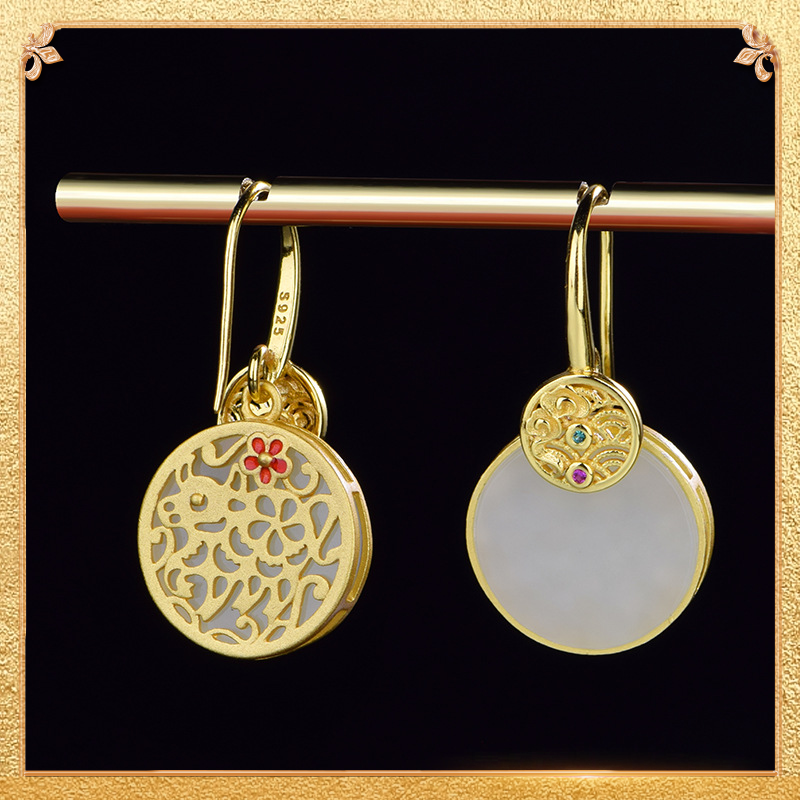the third display of the chinese zodiac earrings