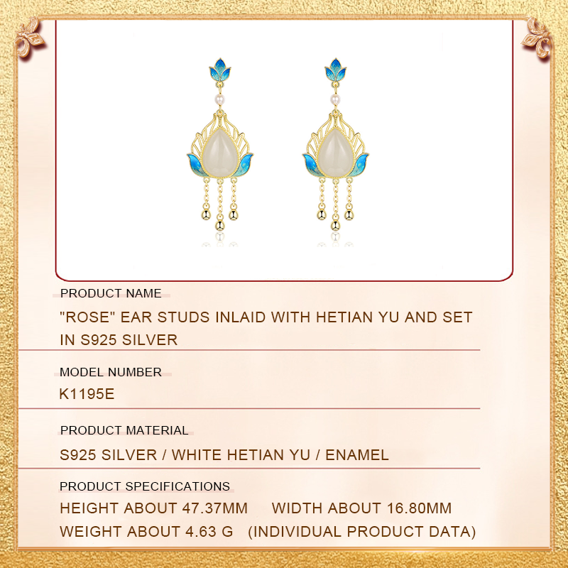 Lotus Earrings' product parameters