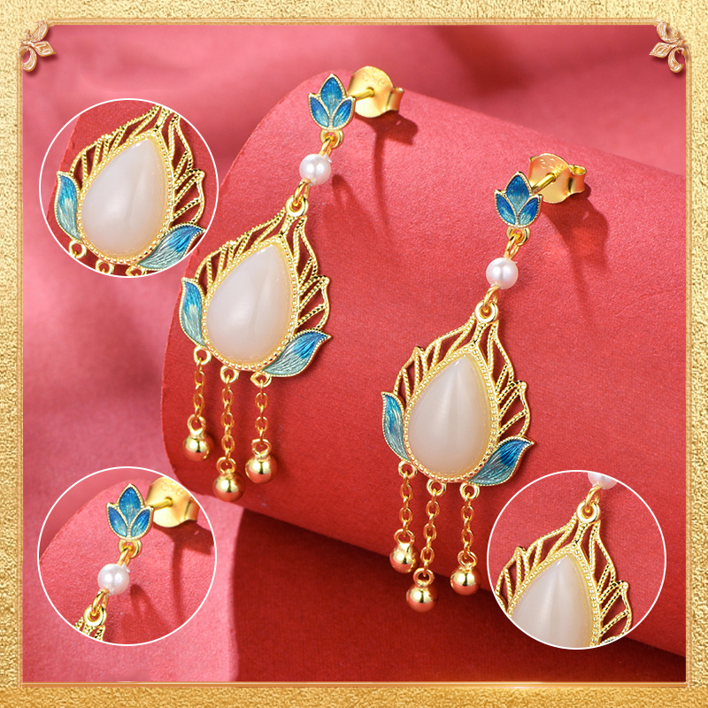 Lotus Earrings - embody profound cultural connotations