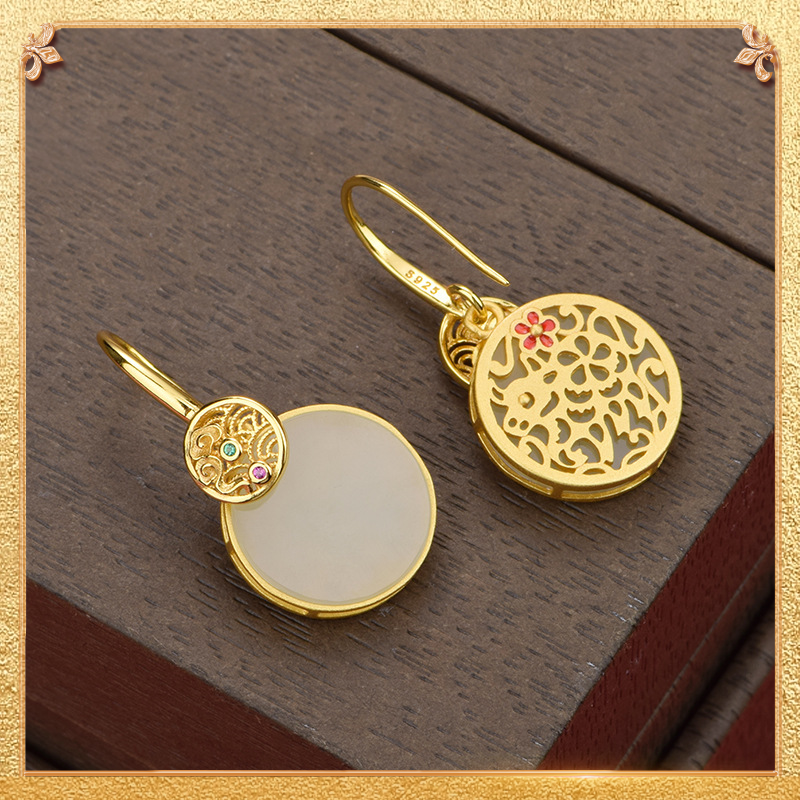 the second display of the chinese zodiac earrings