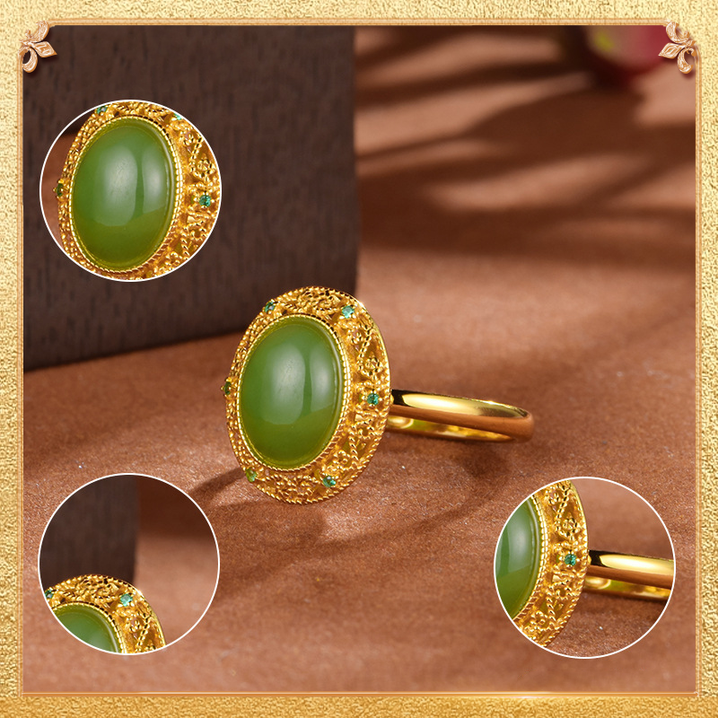 Palace Filigree Ring - Showcasing the unique allure of oriental culture