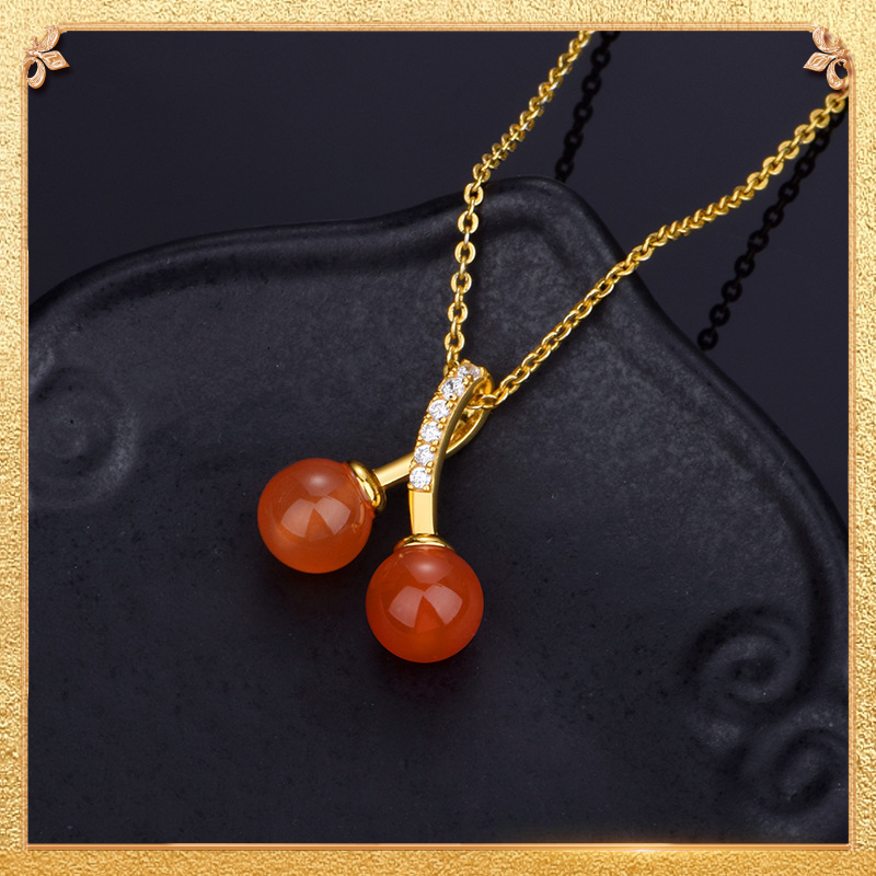 Cherry-shaped Pendant