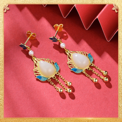 Lotus Earrings - embody profound cultural connotations