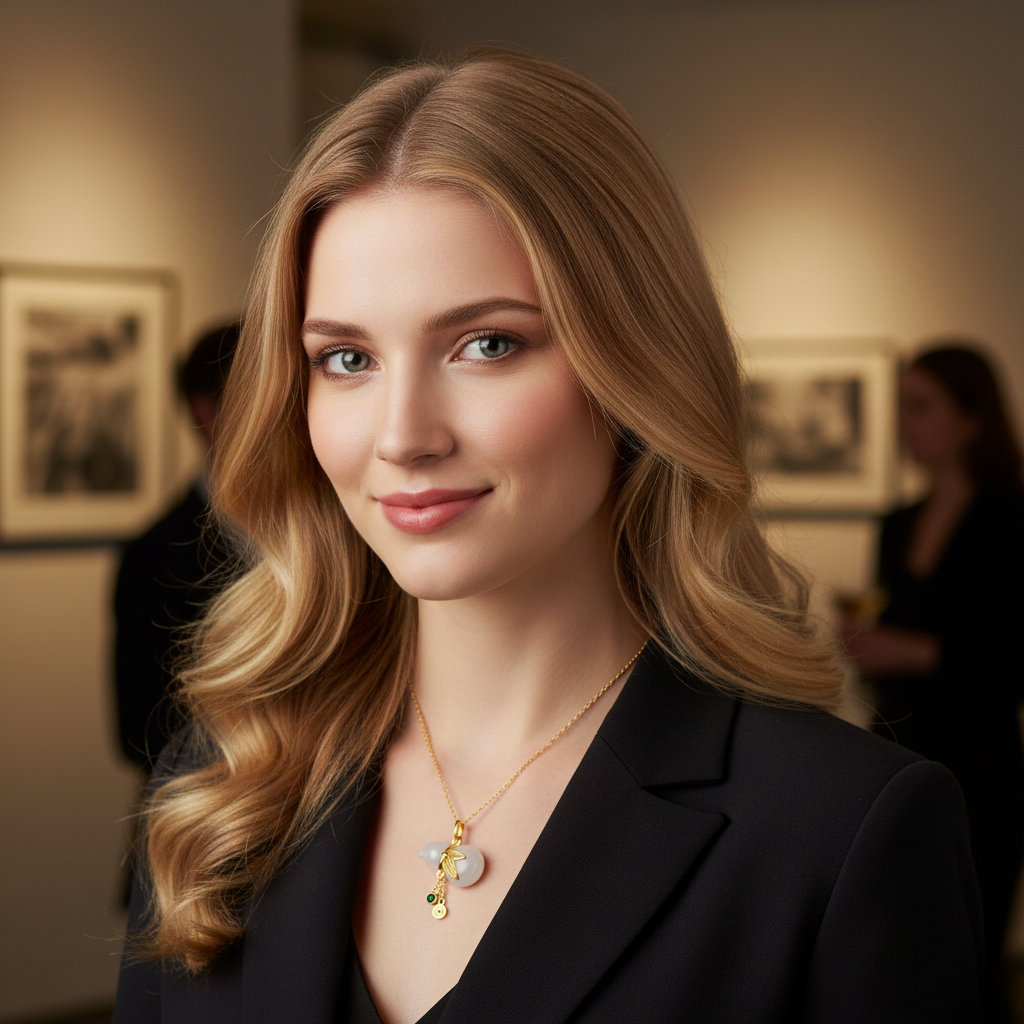 S925 silver Hetian jade gourd pendant