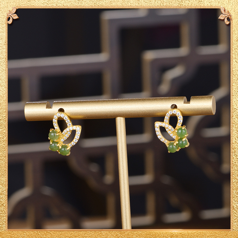 Green butterfly Earrings - embody profound cultural connotations