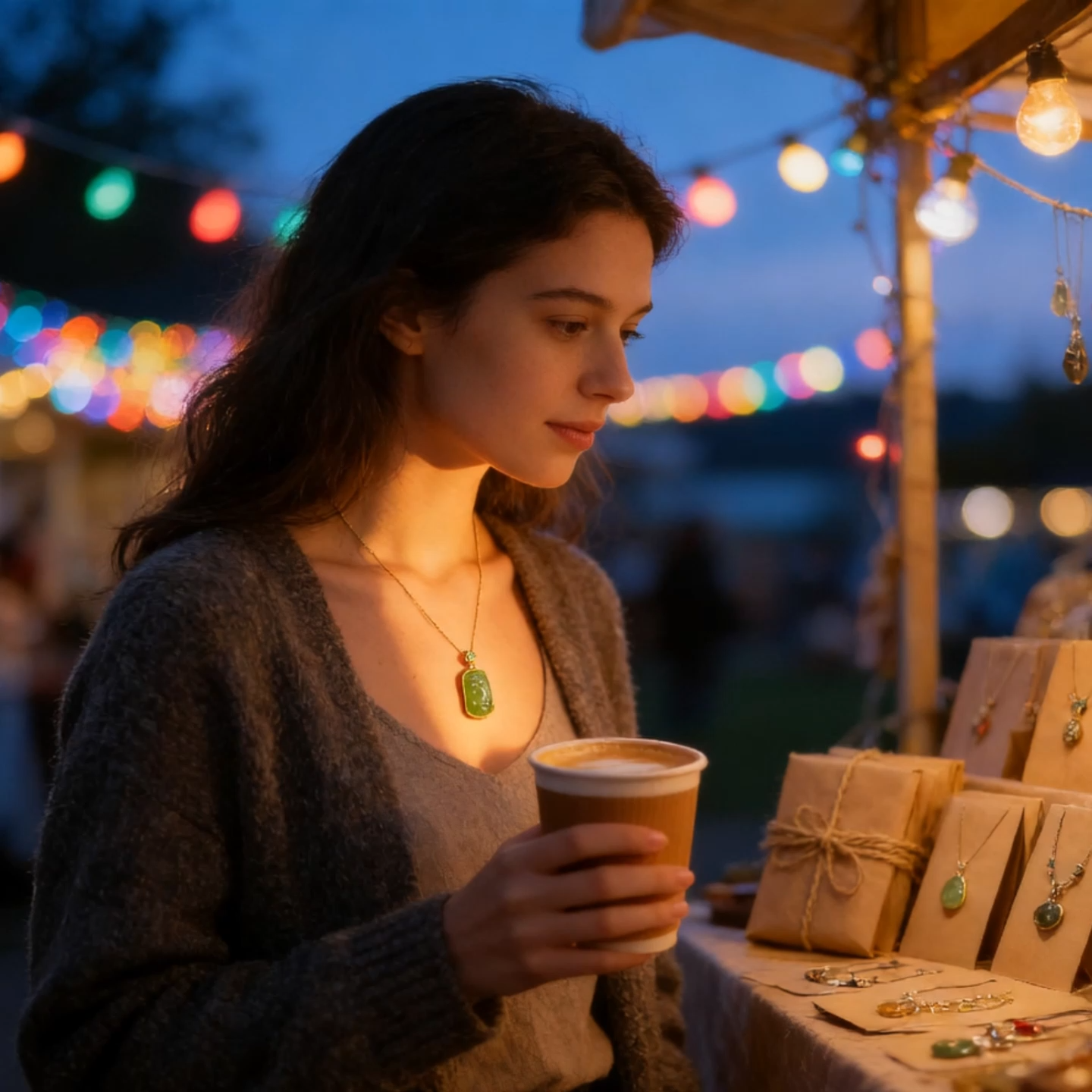 Hetian Jasper Sachet Pendant
