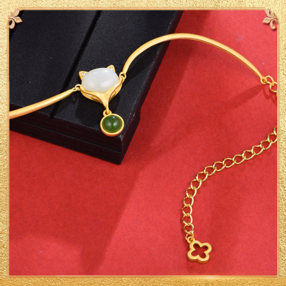 Fox Bracelet-HetianYu Mart 