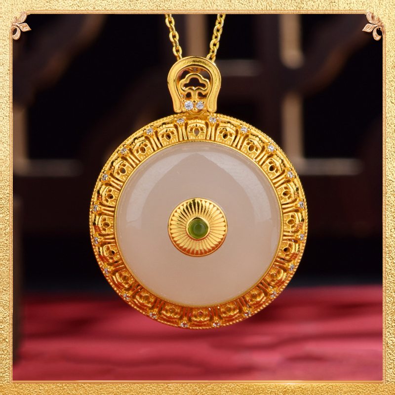 Mogao Grottoes Sachet Filigree - inlaid Pendant