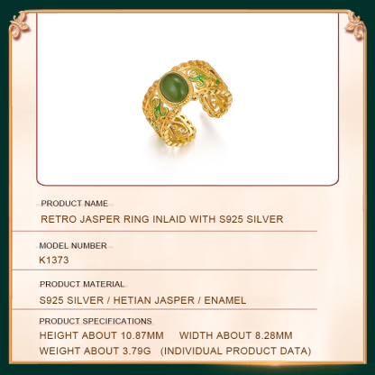 Retro Jasper Ring’s product parameters