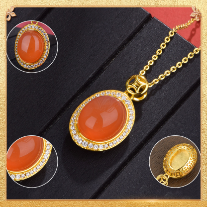 South Red Agate Fortune-bringing Pendant