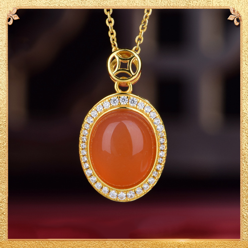 South Red Agate Fortune-bringing Pendant