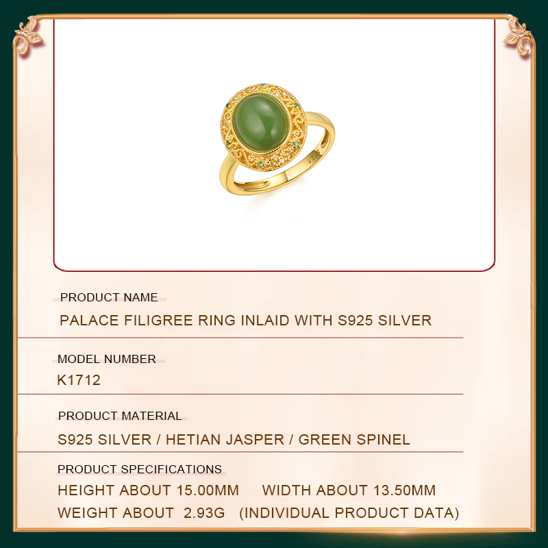 Palace Filigree Ring's product parameters