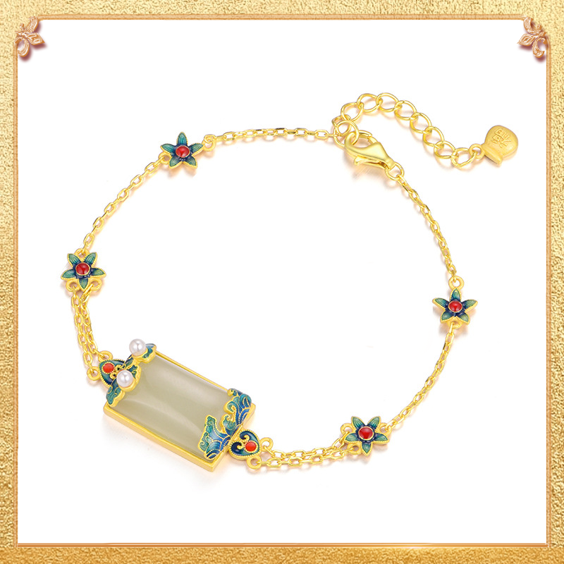 close-up shot display of the great luck bracelet