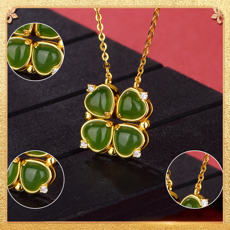 Dual-Design Heart-Shaped Pendant