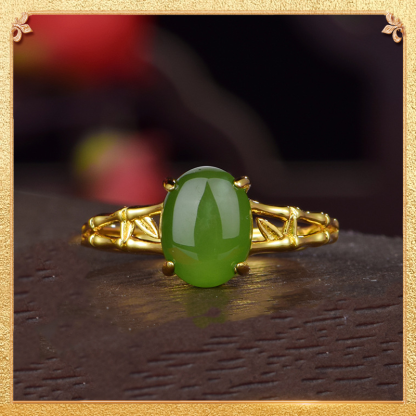 Bamboo Joints Ring - Nature's wisdom and grace