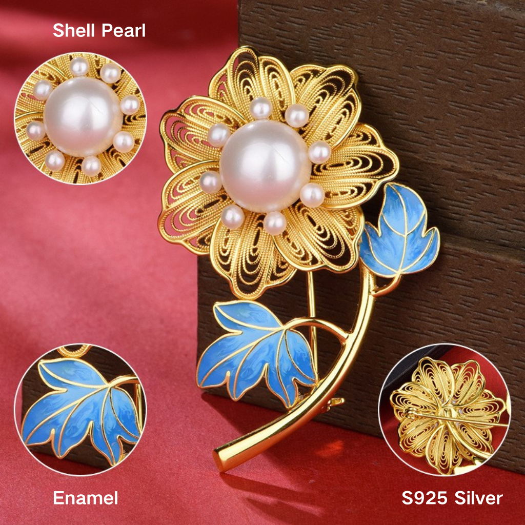 Hetian Jade "Pipa" Dual-Wear Pendant & Brooch (Model K4769)