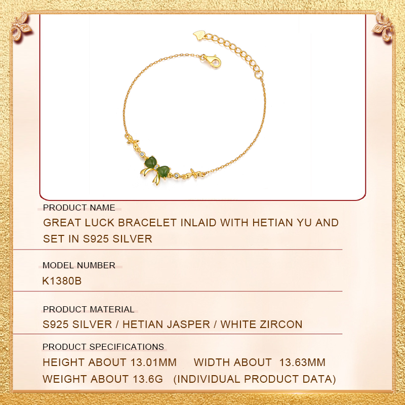 Butterfly Whisper Bracelet-HetianYu Mart 