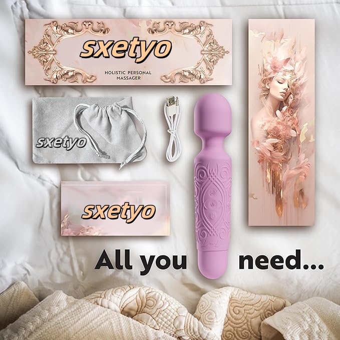 LuLu Vibrator, Vibrators, Womens Sex Toys, Female Sex Toy, Vibrater, Mini Vibrator Wand, Sexy Toys, Sexual Pleasure Tools for Women, Sextoy, Wand Vibrator - Pink