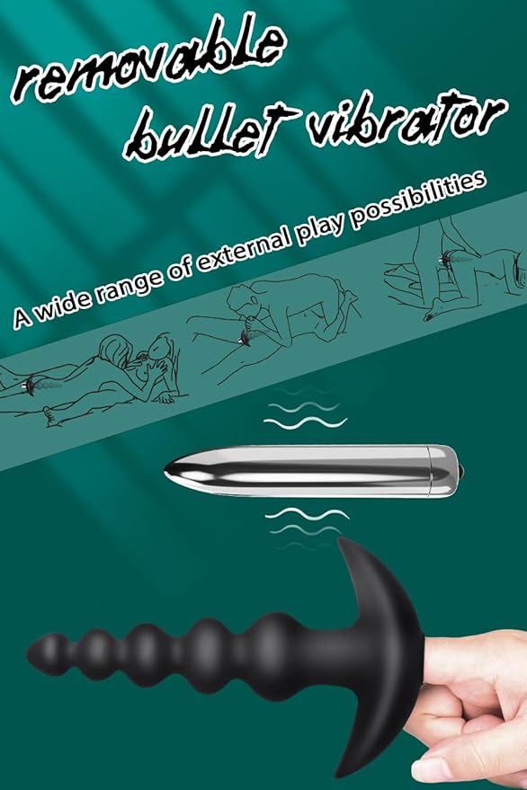 Gradual change! Gradually getting bigger💥-Vibrating Anal Beads Butt Plug 🔥