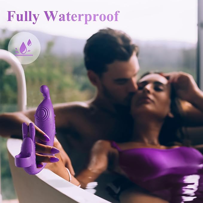 2 in 1 Rabbit Ear Toy💕 - Female Finger Vibrator💑