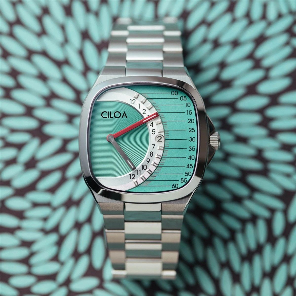 Timeline Retrograde Automatic Watch– Mint Dial