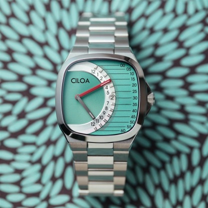 Timeline Retrograde Automatic Watch– Mint Dial