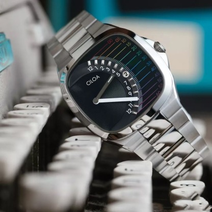 Timeline Retrograde Automatic Watch– Mint Dial