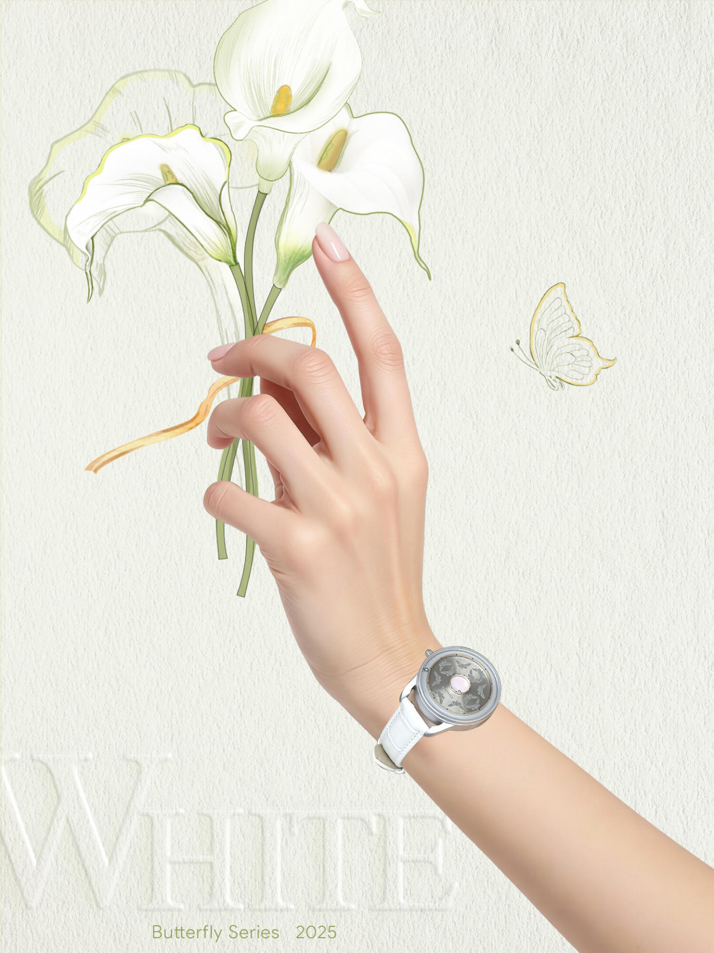 Primeforges Magnetic Ladies Butterfly Watch