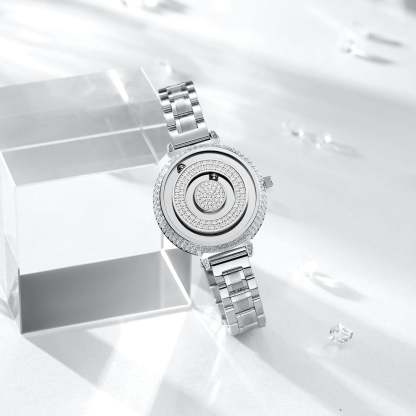 EUTOUR Magnet Crystal Watch E035 For Ladies