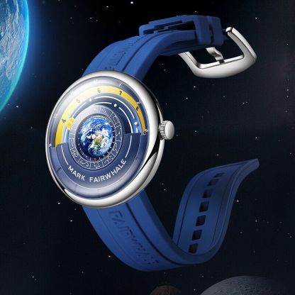New Luxury Watch Earth Timing Constellation Disk Waterproof Wristwatch