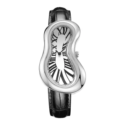 Melting Crash Watch Dali Paris French Rare Irregular Shape Vintage Waterproof