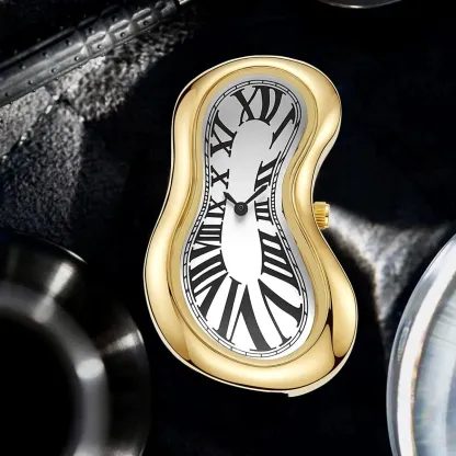 Melting Crash Watch Dali Paris French Rare Irregular Shape Vintage Waterproof