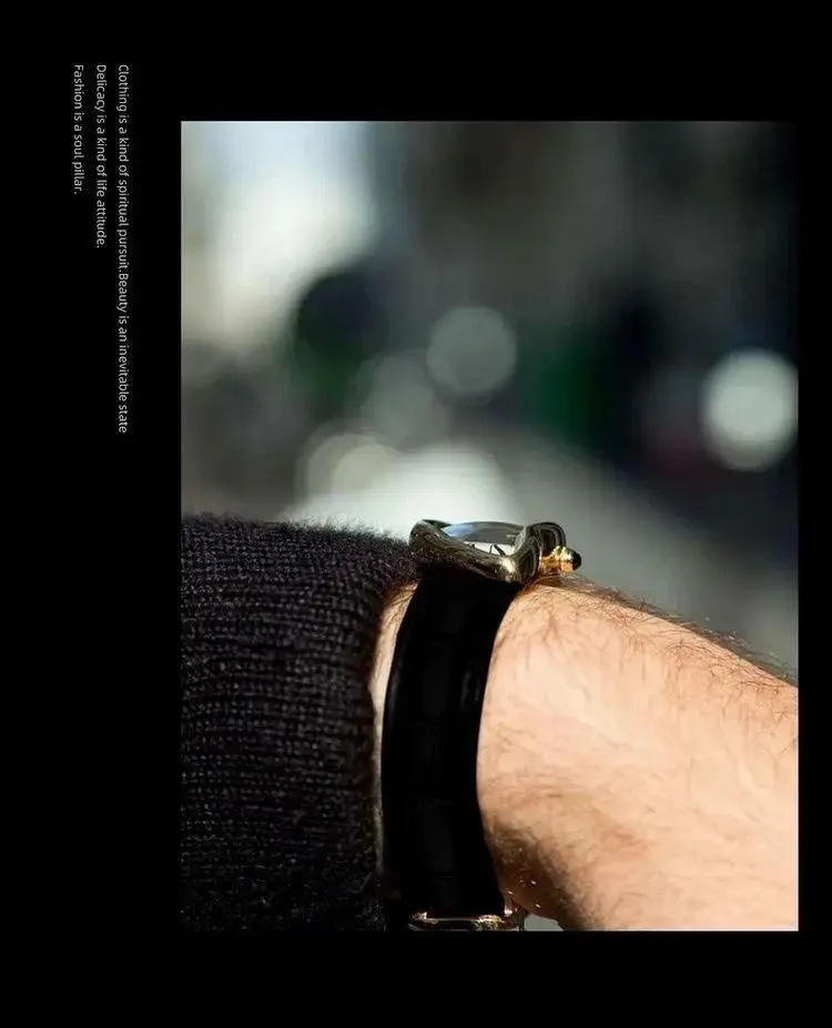 Melting Crash Watch Vintage Rare Irregular Shape Waterproof Luxury Twist Watch