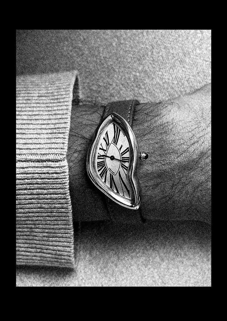 Melting Crash Watch Vintage Rare Irregular Shape Waterproof Luxury Twist Watch