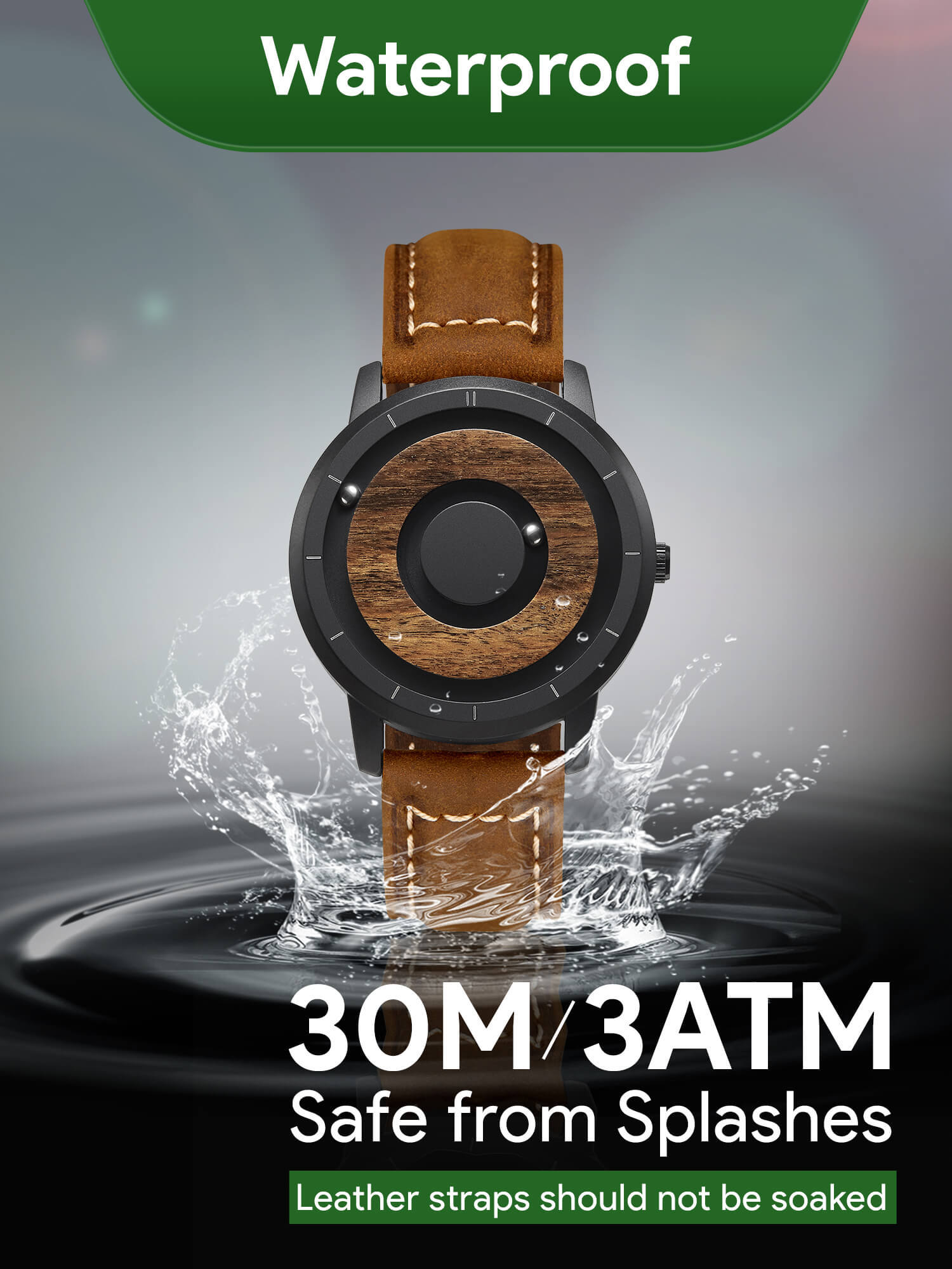 EUTOUR Magnet Wooden Watches