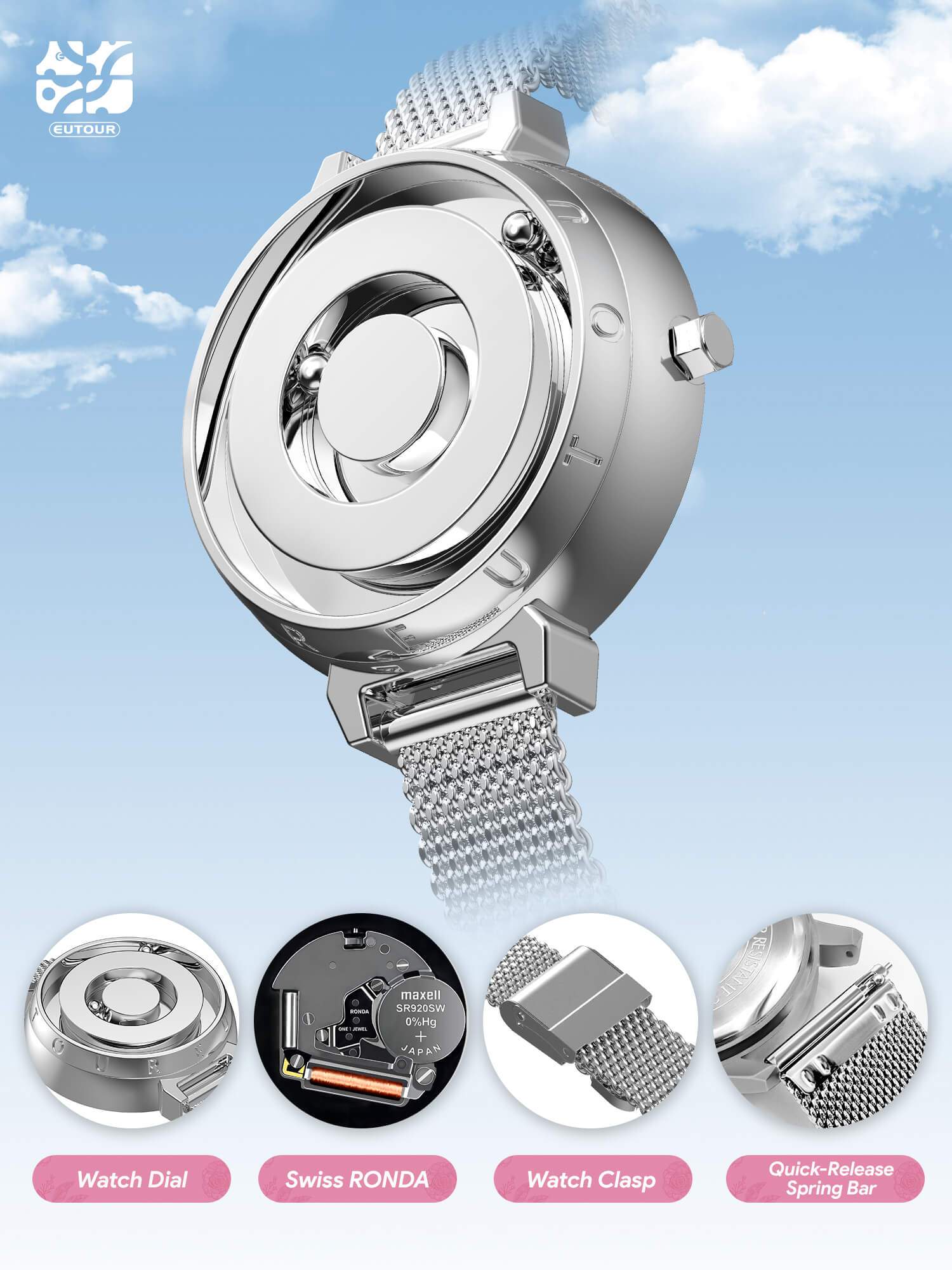 Classic Magnet Minimalist Watches For Women