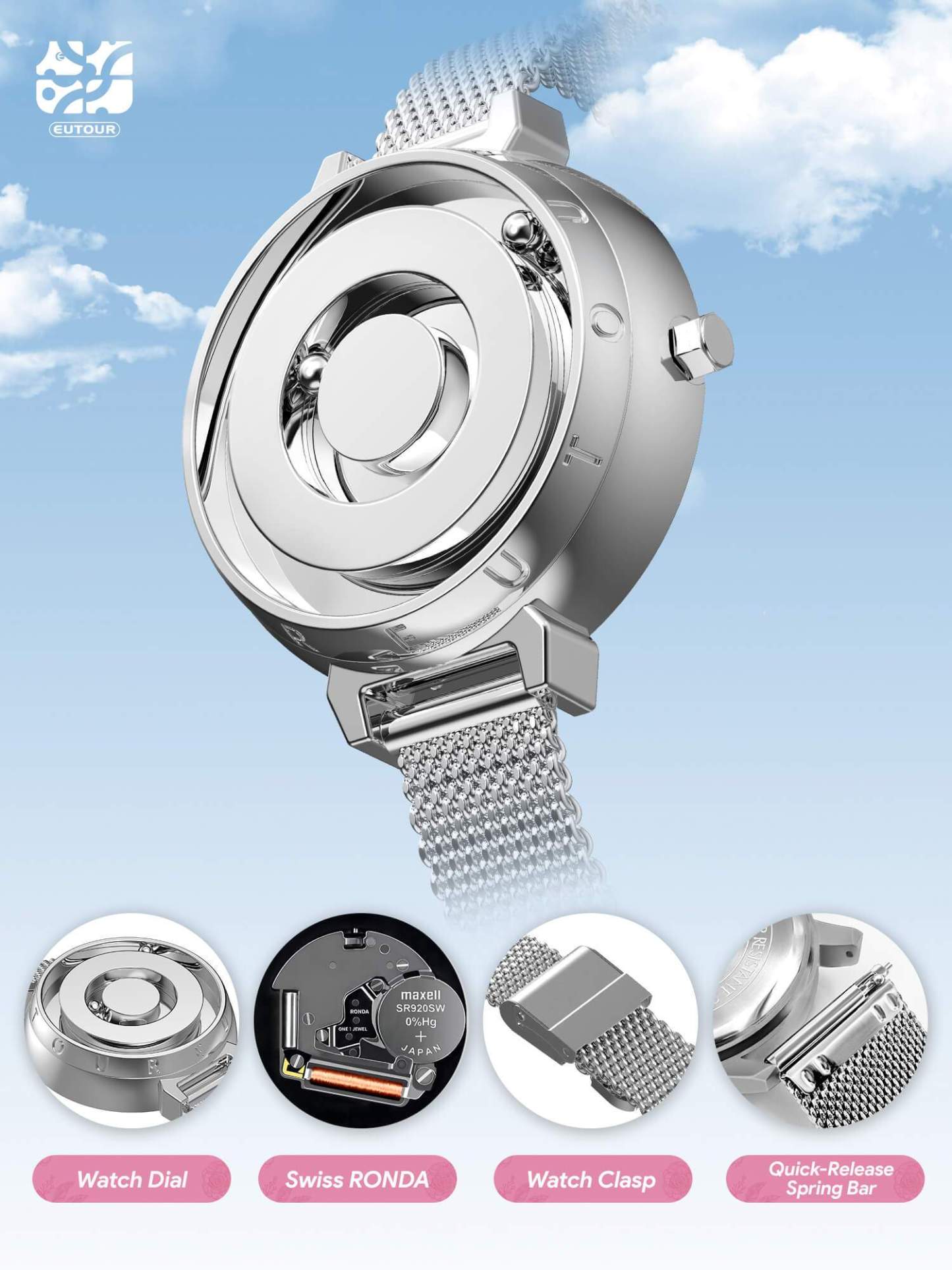 Classic Magnet Minimalist Watches For Women