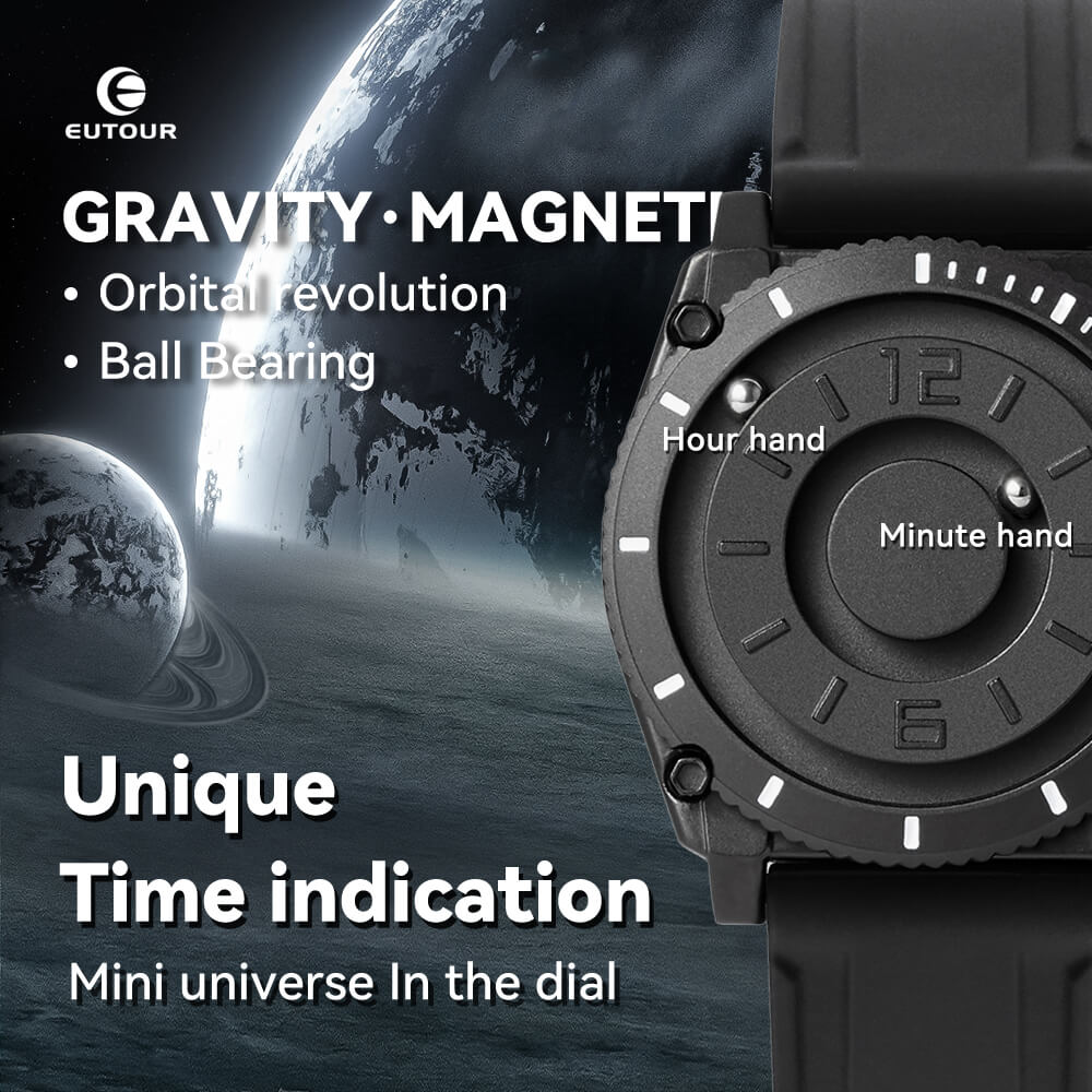 EUTOUR Cool Magnet Watches For Men