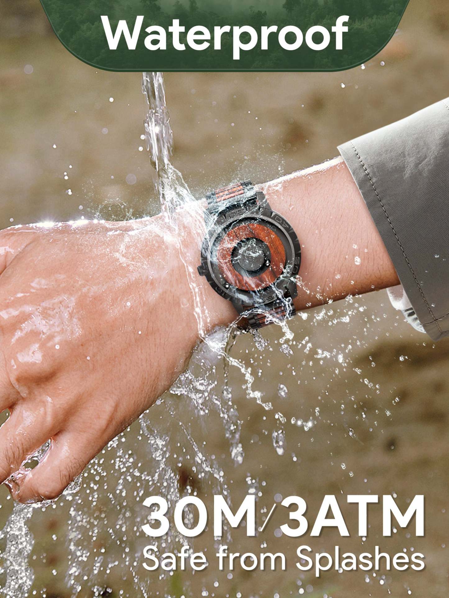 EUTOUR Wooden Watches Best Magnetic Watch